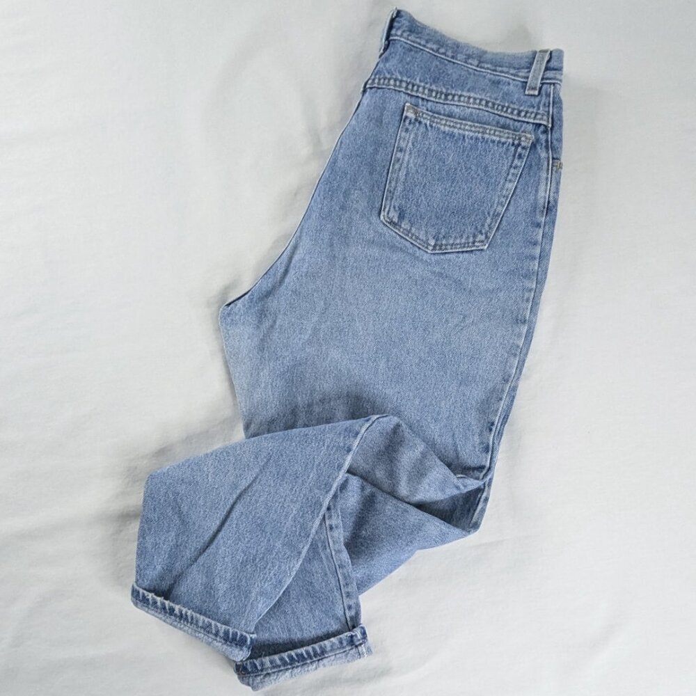 VTG Wrangler Light Wash High Rise Tapered Leg 90s Mom Jeans
